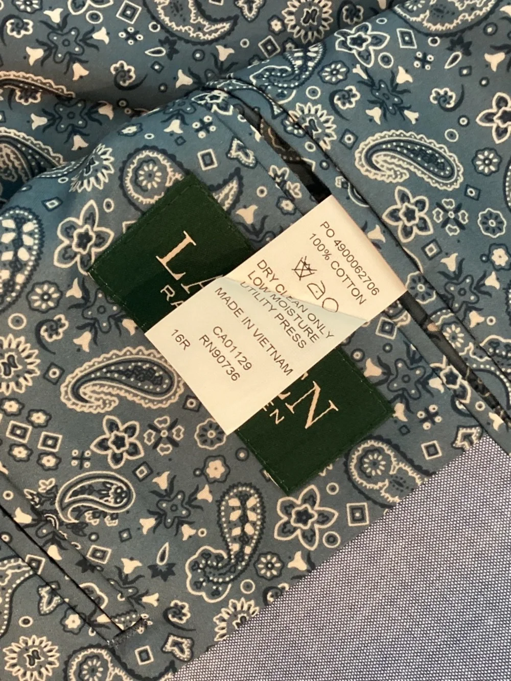 POLO RALPH LAUREN Boys Blazer Light Blue Cotton Single-Breasted NWT
